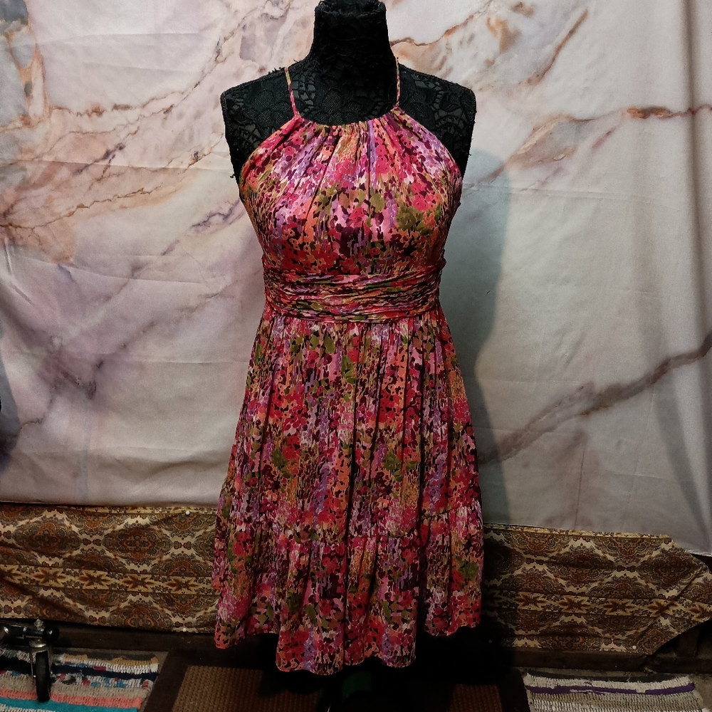 Nine & Co. Floral Chiffon Dress‎